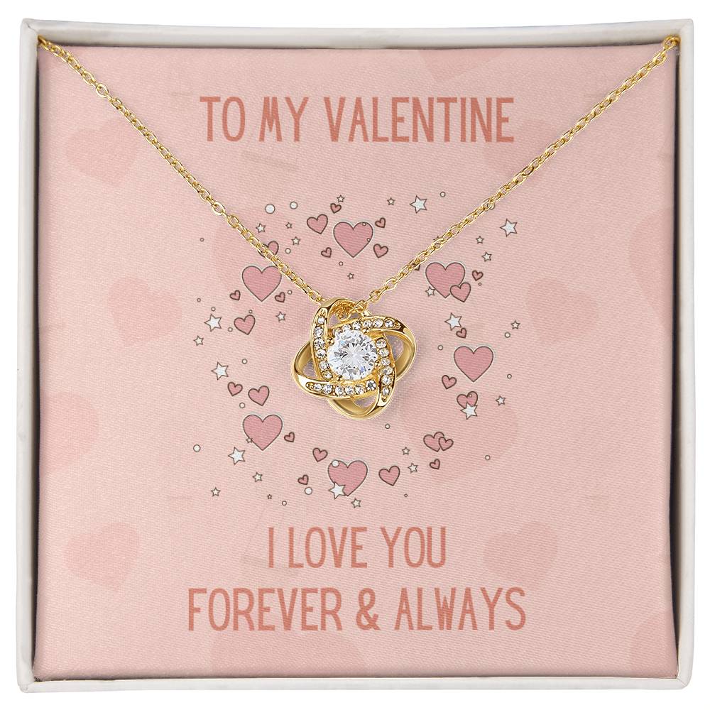 To My Valentine Necklace - Valentine's Day Gift