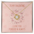 To My Valentine Necklace - Valentine's Day Gift