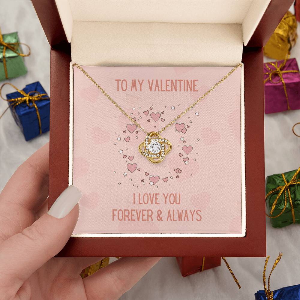 To My Valentine Necklace - Valentine's Day Gift